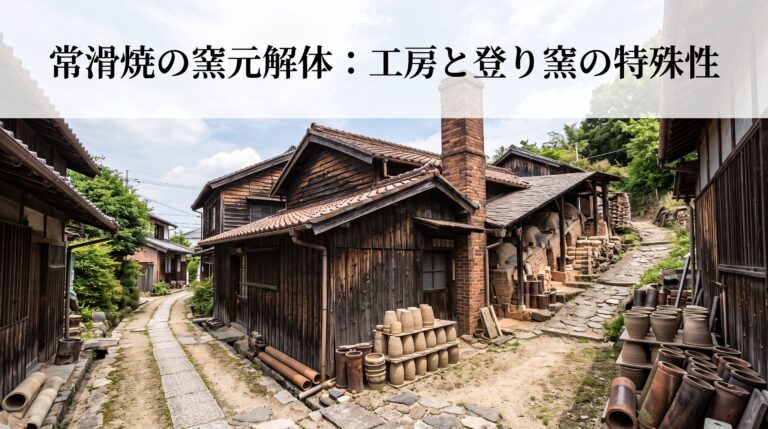 常滑焼の窯元が廃業するとき——「登り窯」「工房」解体の特殊性とは